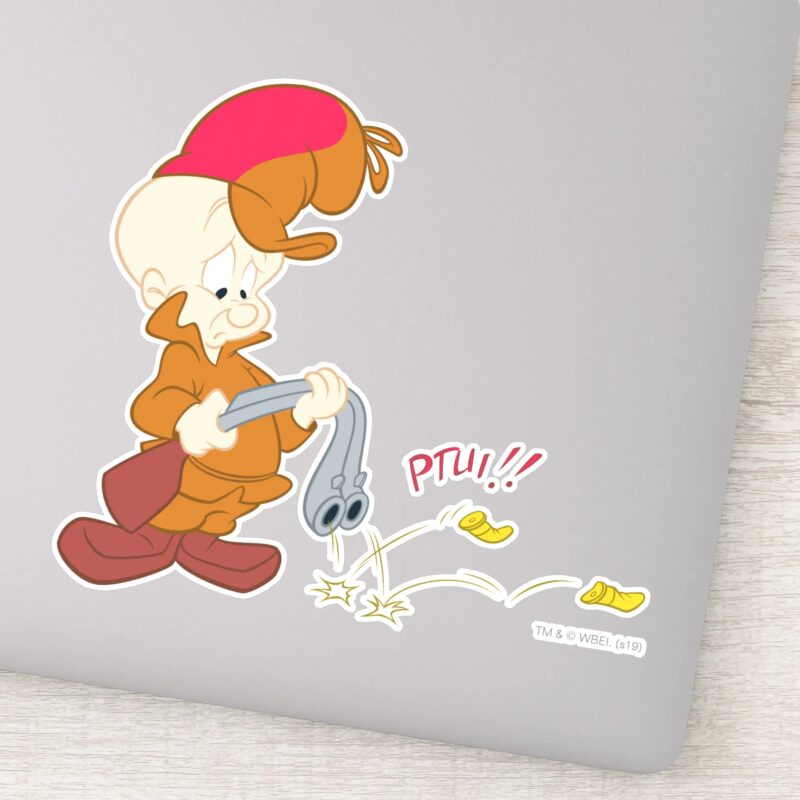 ELMER FUDD™s Gun Failure Sticker ELMER FUDD™s Gun Failure Sticker
