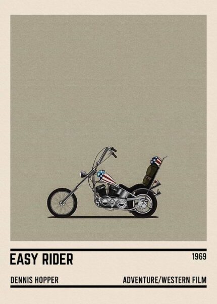 Easy Rider Motorcycle Poster