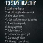 Easy Ways To Stay Healthy Poster