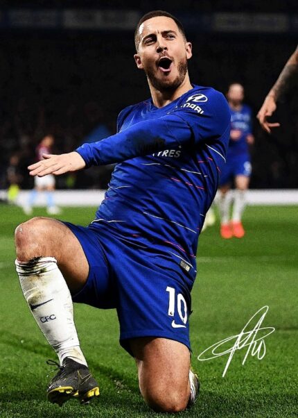 Eden Hazard Football Poster