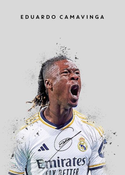 Eduardo Camavinga Football Poster