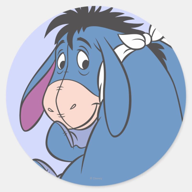 Eeyore 11 Classic Round Sticker
