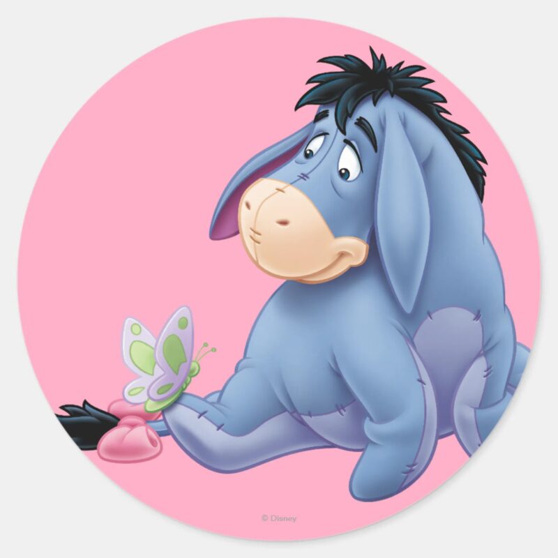 Eeyore 13 Classic Round Sticker