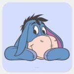 Eeyore 3 Square Sticker