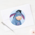 Eeyore 4 Classic Round Sticker