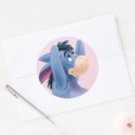 Eeyore 5 Classic Round Sticker