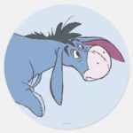 Eeyore 9 Classic Round Sticker