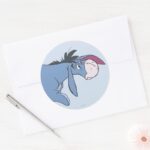 Eeyore 9 Classic Round Sticker