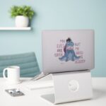 Eeyore My Mind Is Asleep Quote Sticker