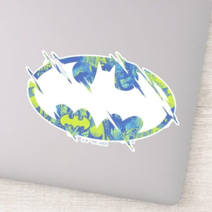 Electric Up Batman Symbol Sticker
