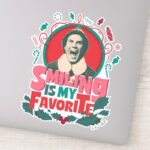 Elf Smiling Is My Favorite Sticker