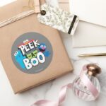 Elmo Cookie Grover Peek A Boo Classic Round Sticker