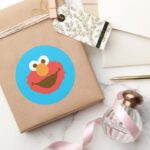 Elmo Face Classic Round Sticker