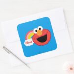 Elmo Girl Square Sticker