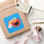 Elmo Girl Square Sticker