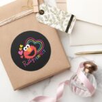 Elmo Pretty Perfect Classic Round Sticker