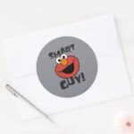 Elmo Smart Classic Round Sticker