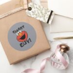 Elmo Smart Classic Round Sticker