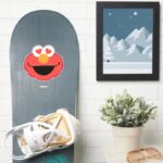 Elmo Smiling Face With Heart Shaped Eyes Sticker