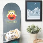 Elmo Woodland Face Add Your Name Sticker