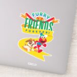 Elmo Tango Furry Friends Forever Sticker