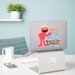 Elmo Hug This Monster Tight Sticker