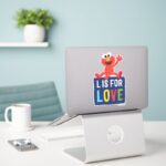 Elmo L Is For Love Sticker