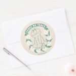 Elmo Leave No Trace Floral Graphic Classic Round Sticker