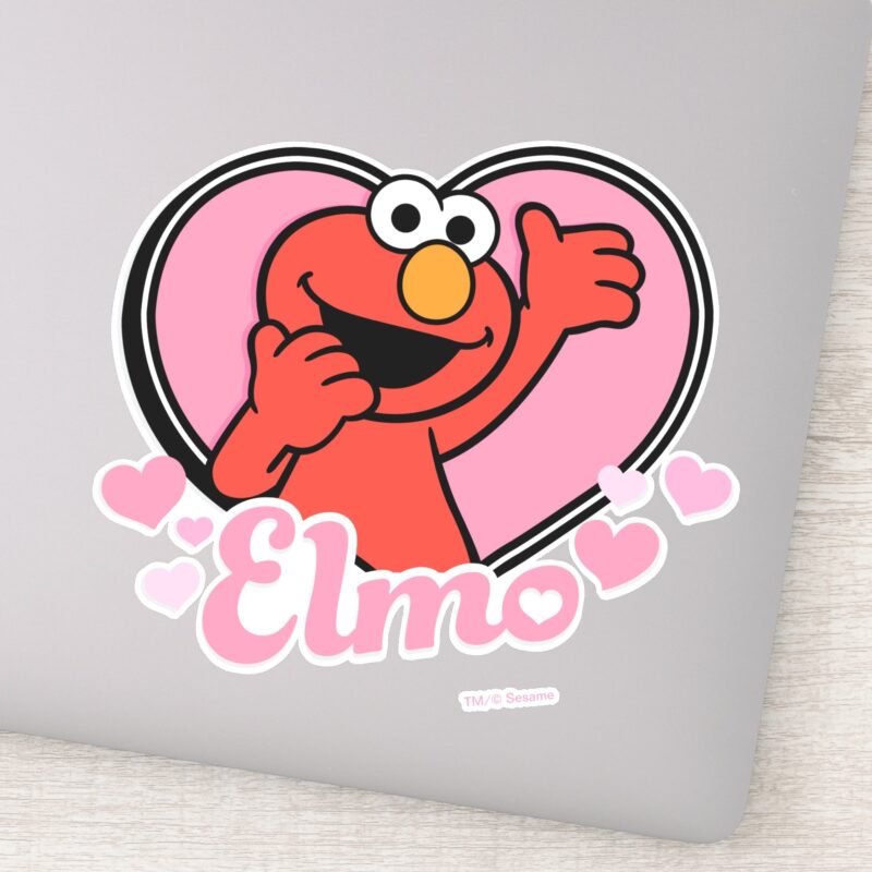 Elmo In Heart Valentine Sticker Elmo In Heart Valentine Sticker