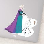 Elsa Permafrosting Olaf Sticker