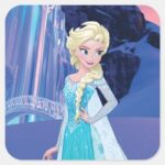 Elsa Eternal Winter Square Sticker