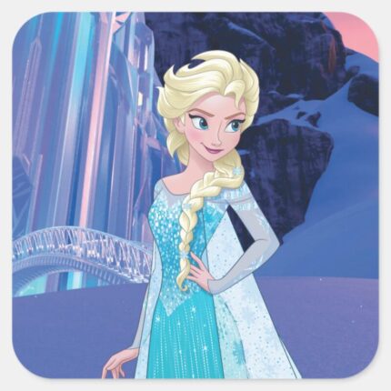 Elsa Eternal Winter Square Sticker