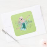 Elsa Giving From The Heart Square Sticker
