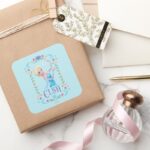 Elsa My Powers Are Strong Square Sticker