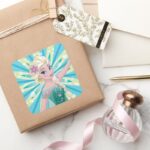 Elsa Perfect Day Square Sticker