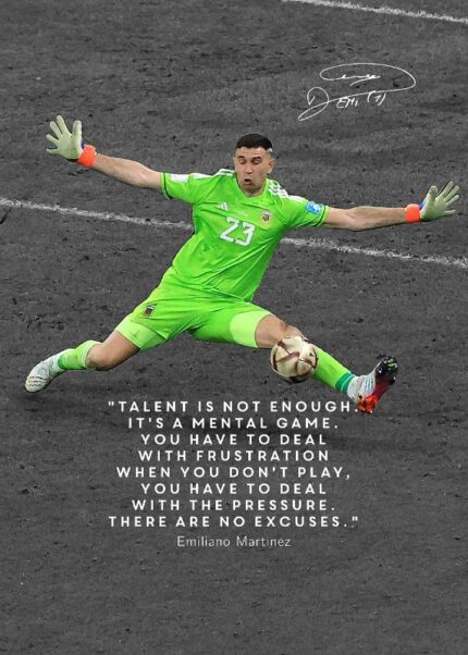 Emiliano Martinez Football Poster