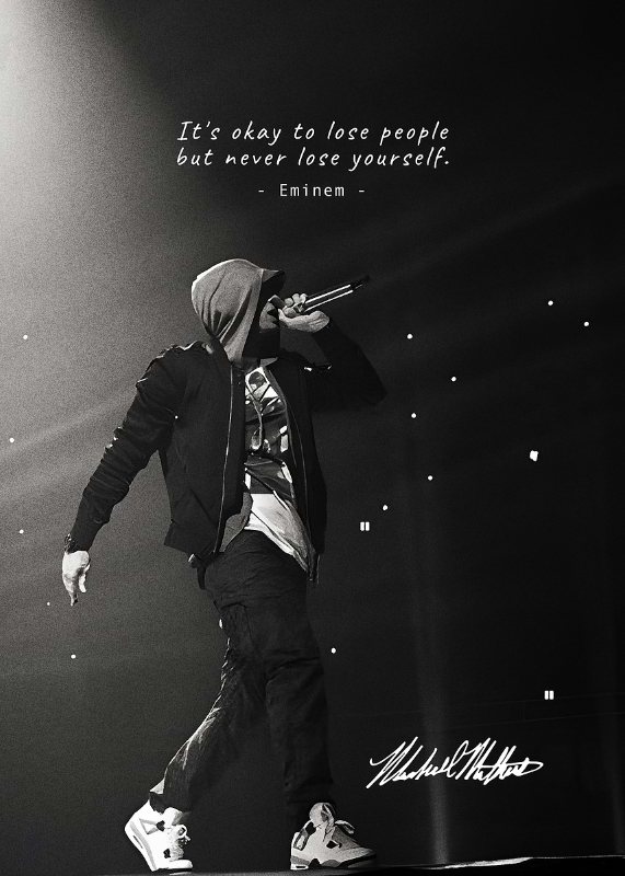 Eminem Music Poster