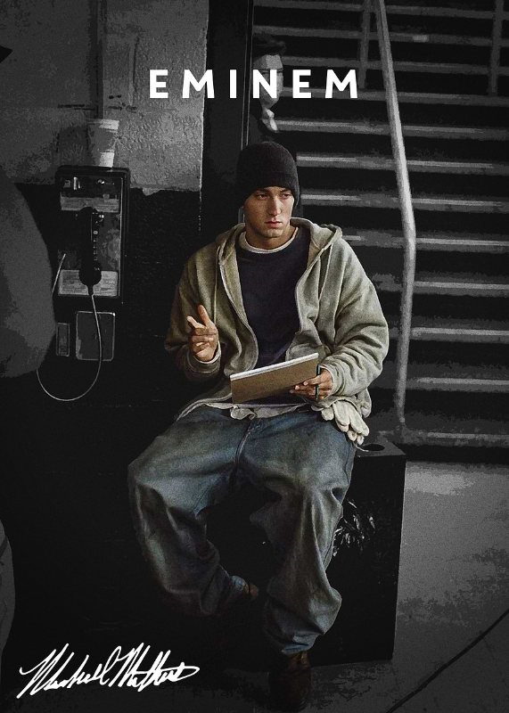 Eminem Music Poster