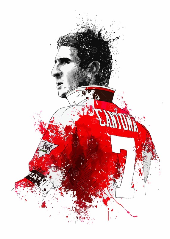 Eric Cantona Football Poster