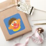 Ernie Face Square Sticker