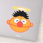 Ernie Smiling Face With Halo Sticker