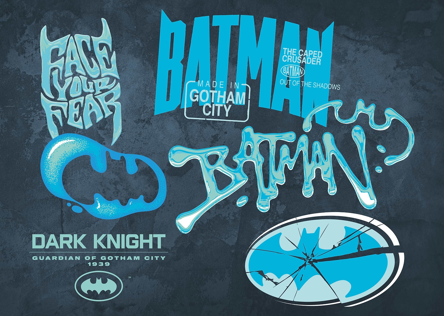 Evolution of Batman Logos