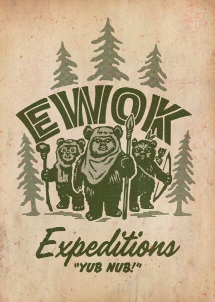 Expeditions YUB NUB Starwars Poster