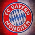 FC Bayern Munich Logo Football Poster
