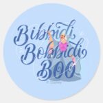 Fairy Godmother Bibbidi Bobbidi Boo Classic Round Sticker