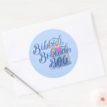Fairy Godmother Bibbidi Bobbidi Boo Classic Round Sticker