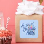 Fairy Godmother Bibbidi Bobbidi Boo Square Sticker