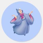 Fairy Godmother Classic Round Sticker