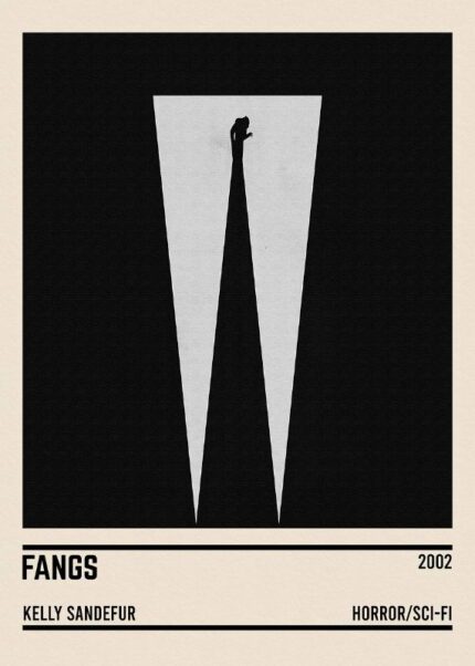 Fangs Minimalist Movie Poster