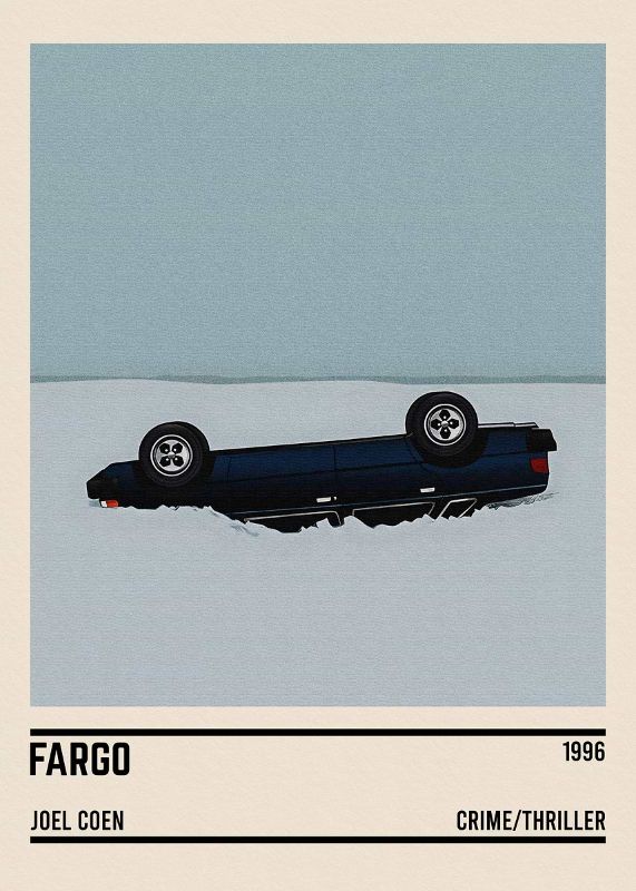 Fargo Movie Car Poster
